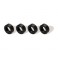 DISC.. Pack of 4 silicon rubber tyres for Mini cars