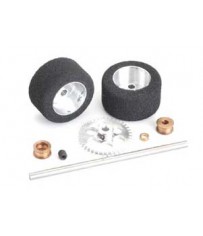 DISC.. Hinterachsset mit geschl. Moosg. für SW Fahrzeuge Fly/Scale