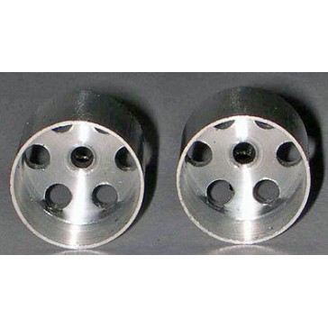 DISC.. Alu Felgen Paar 3mm hinten 17x14mm 2st. für IMCA/Nascar