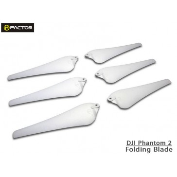 DISC.. Phamton 2  Foldable Blade -White (6 pcs, 3R+3L)