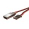 DISC.. 300mm 26AWG Futaba extension leads (1pc)