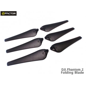 DISC.. Phamton 2  Foldable Blade -Black (6 pcs, 3R+3L)