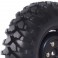 DISC.. KONG' CRAWLER TYRE W/1.9 SCALE WHEEL 96mm (BK)