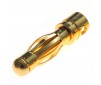 Connector : 4.0mm gold plated Male plug (1pcs)
