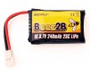 Batterie Lipo 1s 3.7V 240mAh 25C pour WK Genius/Mini CP/Ladybird & X4