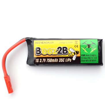 Batterie Lipo 1s 3.7V 750mAh 35C pour Gal. Visitor 6 / Dromida Omnius