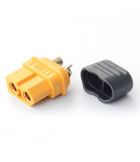 Connector : XT60-L with cap Female plug (1pcs)