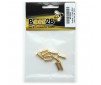 Connector : 5.0mm gold Bullet plated Male plug (1pcs)