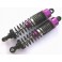 DISC.. Amortisseur alu mauve 115mm 2 pcs.