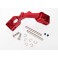 Carriers, stub axle (red-anodized 6061-T6 aluminum)(rear)(2)