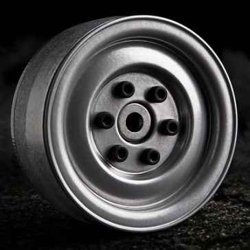 1.9 SR03 BEADLOCK WHEELS (SEMIGLOSS SILVER) (2)