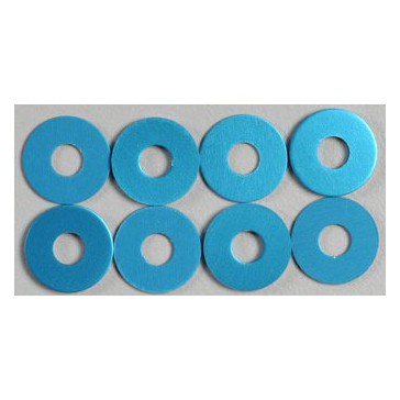 Entretoises de roues bleues 8pcs