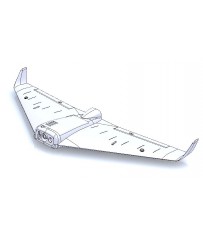DISC.. Explorer Xbee FPV wing Advanced Kit (w/ servos, esc, motor & p