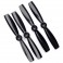 DISC.. DYS Bullnose Prop 5x4.5 CW/CCW (4pcs) - black