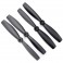 DISC.. DYS Bullnose Prop 6x4.5 CW/CCW (4pcs) - black