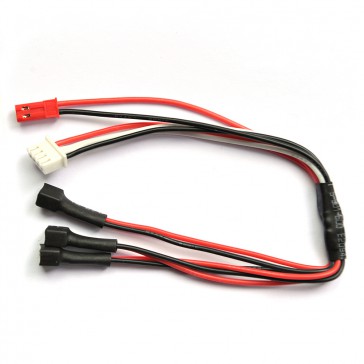 Charge lead for 3x 1S Lipo w/ balancer (XH) : MCP X