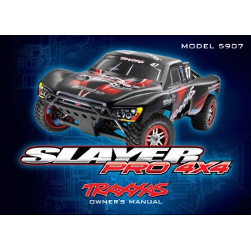 Owners manual, Slayer Pro 4X4