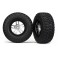 Tire & wheel assy, glued (S1 compound) (SCT SS, satin w/ bla