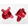 Steering blocks, 6061-T6 aluminum, left & right (red-anodize