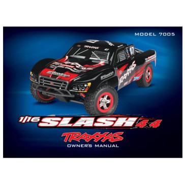 Owners manual, 1/16 Slash 4WD (model 7005)