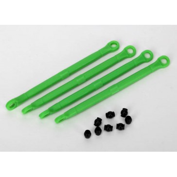 Toe link, front & rear (molded composite) (green) (4)/ hollo