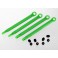 Push rod (molded composite) (green) (4)/ hollow balls (8)