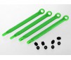 Push rod (molded composite) (green) (4)/ hollow balls (8)