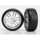 Tires and wheels, assembled, glued (Rally wheels, satin, 1.9