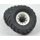 1.9' complete tyres white hub,2unit/kit