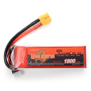 DISC.. 4s 14.8V 1800mAh lipo battery for FPV 220 Crossking Competitio