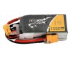 LiPo 3S1P 11,1V 1550mAh 75C 72x33x26mm 135.6g (XT-60) for FPV