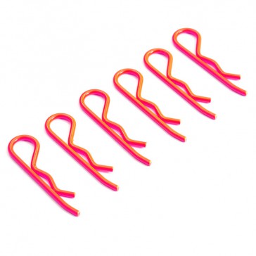 1/8TH/1/5TH/TRANSPONDER BODY CLIPS FLUO PINK (6)