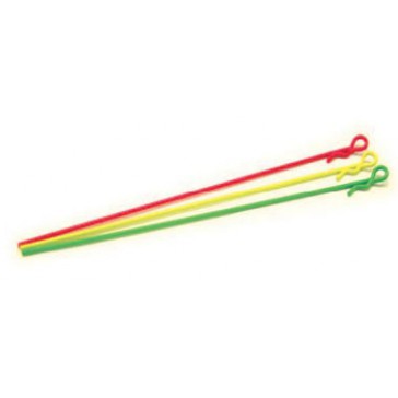 SMALL FLUORESCENT YELLOW LONG BODY PIN 1/10TH