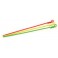 SMALL FLUORESCENT YELLOW LONG BODY PIN 1/10TH