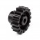 DISC.. Pro' BLACK ALUMINIUM PINION 26T