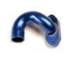 Exhaust header, blue