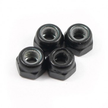 M3 BLACK LOCKNUTS (4PCS)