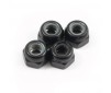 M3 BLACK LOCKNUTS (4PCS)