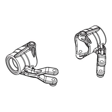 DISC.. Fr/Rr Steering Arm for Mad Monster 1/6