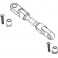 DISC.. Steering servo linkage for Mad Monster 1/6