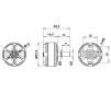 DISC.. Brushless Motors set (2pcs) F40 PRO - 2400kv
