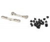 LRC Adj Rear Hinge Pin Brace Set: 8IGHT 4.0