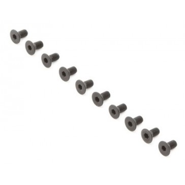 Flat Head Screws, M3 x 6mm (10)