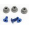 Wing mounting hardware, (4x8mmCCS (aluminum)(3)/ 4x7mm flang