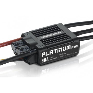 Platinum Pro 60A 2-6s BEC 7A for 450 Heli 3D and .50 Plane