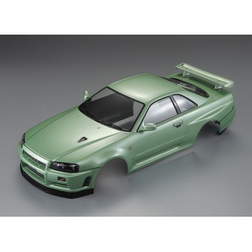 Nissan Skyline R34 195mm, champaign-green finished, RTU all-in