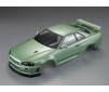 Nissan Skyline R34 195mm, champaign-green finished, RTU all-in