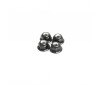 M4 Nyloc Wheel Nut - Black Alloy (pk4)