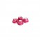 M4 Nyloc Wheel Nut - Red Alloy (pk4)