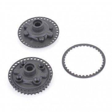 Gear Diff Pulley, Cover and Fence - Mi6